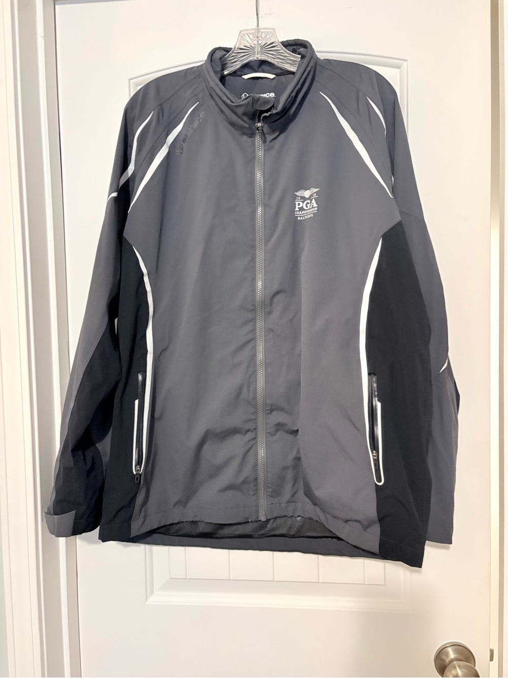 PGA Championship Baltusrol Black Men's Windbreaker/Rain Jacket
